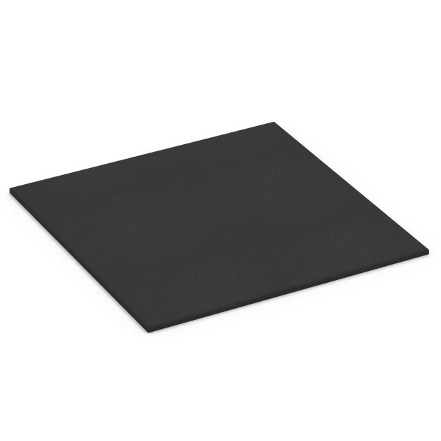 Fitness Performance Basic Rubber Gym Flooring von WARCO im Farbdesign Anthracite mit den Abmessungen 100 x 100 x 2 cm | 1,00 m². Produktfoto von Artikel 7074 in der Aufsicht von schräg vorne.