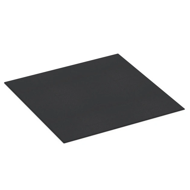 Fitness Performance Basic Rubber Gym Flooring von WARCO im Farbdesign Anthracite mit den Abmessungen 100 x 100 x 1 cm | 1,00 m². Produktfoto von Artikel 7075 in der Aufsicht von schräg vorne.
