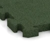 Detailaufnahme der Randausprägung von WARCO-Produkt 4082, Paddock mat, Format 500 x 500 x 40 mm, Farbe Grass green.