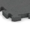 Detailaufnahme der Randausprägung von WARCO-Produkt 2981, Rubber paving, Format 500 x 500 x 40 mm, Farbe Slate grey.