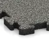 Detailaufnahme der Randausprägung von WARCO-Produkt 3462, Fitness Floor Protection Mat, Format 1000 x 1000 x 40 mm, Farbe Gray Granite.
