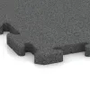 Detailaufnahme der Randausprägung von WARCO-Produkt 3375, Fitness Floor Protection Mat, Format 1000 x 1000 x 30 mm, Farbe Slate grey.