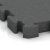 Detailaufnahme der Randausprägung von WARCO-Produkt 3189, Rubber paving, Format 500 x 500 x 60 mm, Farbe Slate grey.