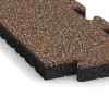 Detailaufnahme der Randausprägung von WARCO-Produkt 4946, Edge Tile, Format 500 x 235 x 40 mm, Farbe Bark & Bast.