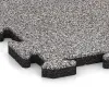 Detailaufnahme der Randausprägung von WARCO-Produkt 5011, Corner Tile, Format 485 x 485 x 30 mm, Farbe Grey Melange.