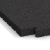 Detailaufnahme der Randausprägung von WARCO-Produkt 5163, Corner Tile HD, Format 485 x 485 x 40 mm, Farbe Anthracite.
