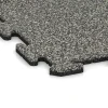 Detailaufnahme der Randausprägung von WARCO-Produkt 3870, Dog floor tile, Format 50 x 50 x 1,8 cm | 0,25 m², Farbe Grey Granite.