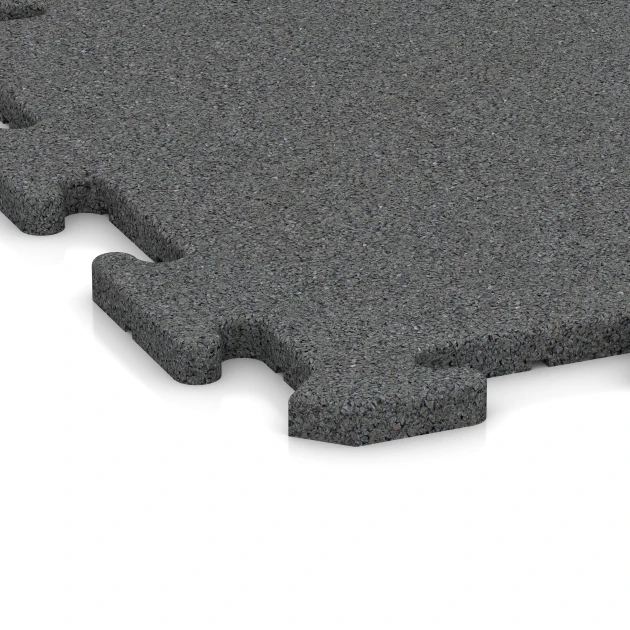 Detailaufnahme der Randausprägung von WARCO-Produkt 0167, Balcony tile, Format 50 x 50 x 1,8 cm | 0,25 m², Farbe Slate grey.