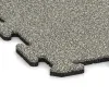 Detailaufnahme der Randausprägung von WARCO-Produkt 4231, Sports flooring tile 1.8 cm, Format 1000 x 1000 x 18 mm, Farbe Light Granite.