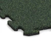Detailaufnahme der Randausprägung von WARCO-Produkt 0317, Fitness Floor Mat 18 mm, Format 100 x 100 x 1,8 cm | 1,00 m², Farbe English Lawn.