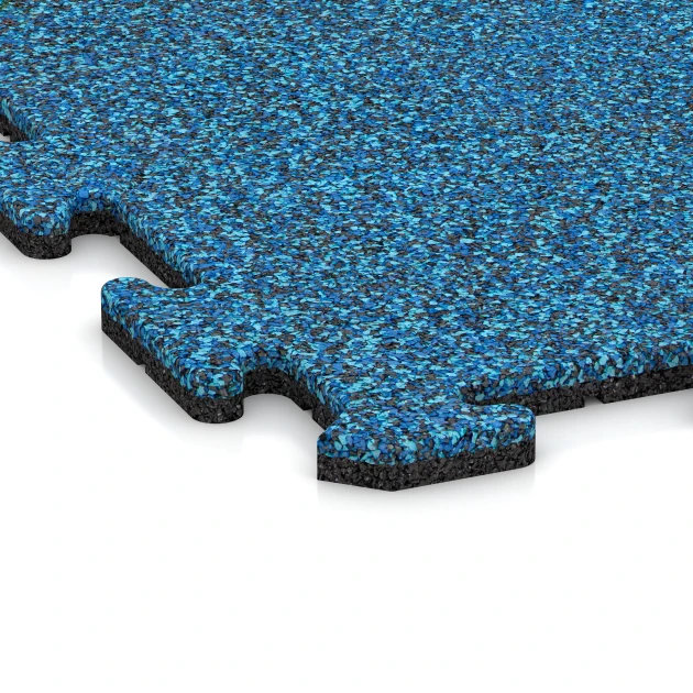 Detailaufnahme der Randausprägung von WARCO-Produkt 3935, Dog floor tile, Format 100 x 100 x 1,8 cm | 1,00 m², Farbe Atlantic.