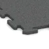 Detailaufnahme der Randausprägung von WARCO-Produkt 3962, Dog sports floor HD, Format 1000 x 1000 x 18 mm, Farbe Slate grey.