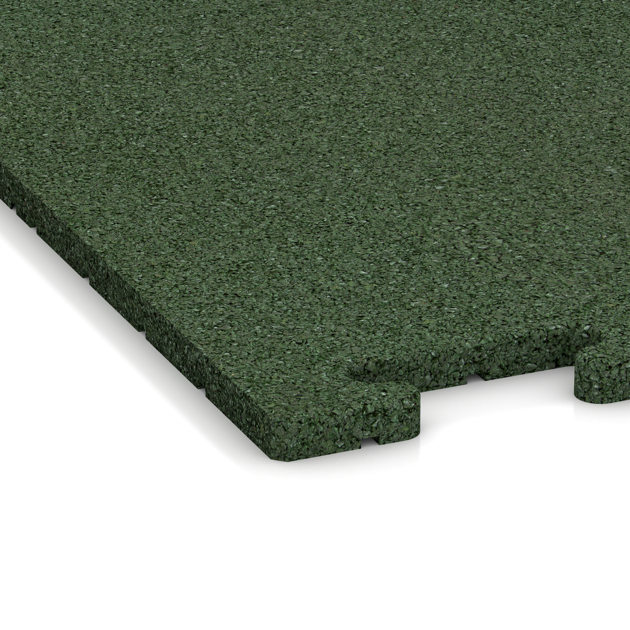 Detailaufnahme der Randausprägung von WARCO-Produkt 4838, Edge Tile HD, Format 1000 x 485 x 18 mm, Farbe Grass Green.