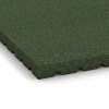 Detailaufnahme der Randausprägung von WARCO-Produkt 3642, Stable mat HD, Format 100 x 100 x 4 cm, Farbe Grass green.