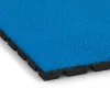 Detailaufnahme der Randausprägung von WARCO-Produkt 0541, Playground safety tile, Format 500 x 500 x 30 mm, Farbe Sky Blue.