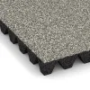 Detailaufnahme der Randausprägung von WARCO-Produkt 5350, Playground safety tile, Format 500 x 500 x 50 mm, Farbe Light Granite.