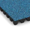 Detailaufnahme der Randausprägung von WARCO-Produkt 5583, Playground Safety Tile 5 cm - EN 1177 ≤ 145 cm, Format 500 x 500 x 50 mm, Farbe Atlantic.