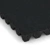Detailaufnahme der Randausprägung von WARCO-Produkt 5567, Playground Safety Tile 5 cm - EN 1177 ≤ 145 cm, Format 500 x 500 x 50 mm, Farbe Iron Grey.