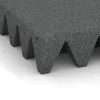 Detailaufnahme der Randausprägung von WARCO-Produkt 5626, Playground Safety Tile 10 cm - EN 1177 ≤ 300 cm, Format 500 x 500 x 100 mm, Farbe Slate grey.