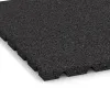 Detailaufnahme der Randausprägung von WARCO-Produkt 0532, Balcony decking tile 2.5 cm, Format 500 x 500 x 25 mm, Farbe Anthracite.