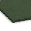 Detailaufnahme der Randausprägung von WARCO-Produkt 0534, Balcony decking tile 2.5 cm, Format 500 x 500 x 25 mm, Farbe Grass Green.