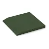 Detailaufnahme der Randausprägung von WARCO-Produkt 0434, Edge tile (one chamfered side), Format 500 x 500 x 45 mm, Farbe Grass Green.