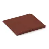 Detailaufnahme der Randausprägung von WARCO-Produkt 0474, Corner tile (two chamfered sides), Format 500 x 500 x 45 mm, Farbe Brick red.