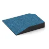 Detailaufnahme der Randausprägung von WARCO-Produkt 3835, Corner tile (two chamfered sides), Format 500 x 500 x 100 mm, Farbe Atlantic.