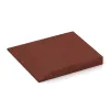 Detailaufnahme der Randausprägung von WARCO-Produkt 0486, Corner tile (two chamfered sides), Format 500 x 500 x 65 mm, Farbe Brick red.