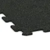 Detailaufnahme der Randausprägung von WARCO-Produkt 1058, Fitness Floor Compact, Format 970 x 970 x 8 mm, Farbe Light Green Speckled.