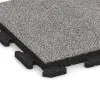Detailaufnahme der Randausprägung von WARCO-Produkt 5807, Event Floor, Format 500 x 500 x 40 mm, Farbe Grey Melange.