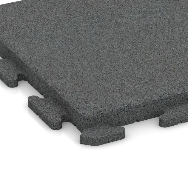 Detailaufnahme der Randausprägung von WARCO-Produkt 5791, Event Floor, Format 500 x 500 x 40 mm, Farbe Slate grey.