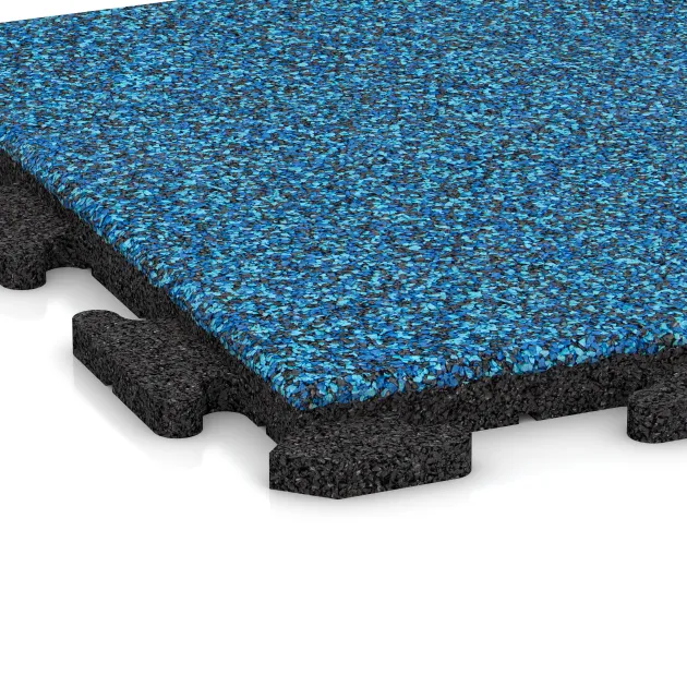 Detailaufnahme der Randausprägung von WARCO-Produkt 5783, Event Floor, Format 500 x 500 x 30 mm, Farbe Atlantic.