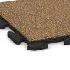Detailaufnahme der Randausprägung von WARCO-Produkt 1153, Terrace tile Classic, Format 500 x 500 x 30 mm, Farbe Rattan Lounge.
