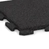 Detailaufnahme der Randausprägung von WARCO-Produkt 1252, Terrace tile Classic, Format 500 x 500 x 30 mm, Farbe Anthracite.