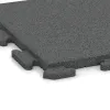 Detailaufnahme der Randausprägung von WARCO-Produkt 1251, Terrace tile Classic, Format 500 x 500 x 30 mm, Farbe Slate grey.