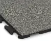 Detailaufnahme der Randausprägung von WARCO-Produkt 1571, Playground flooring, Format 1000 x 1000 x 30 mm, Farbe Gray Granite.