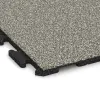 Detailaufnahme der Randausprägung von WARCO-Produkt 1572, Playground flooring, Format 1000 x 1000 x 30 mm, Farbe Light Granite.