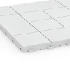 Detailaufnahme der Randausprägung von WARCO-Produkt 6235, Panel Pattern – Deck Tile, Format 38,5 x 38,5 x 2 cm, Farbe Chalk.