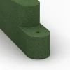 Detailaufnahme der Randausprägung von WARCO-Produkt 6641, Rubber edge restraint, Format 100 x 15 x 30 cm, Farbe Grass green.