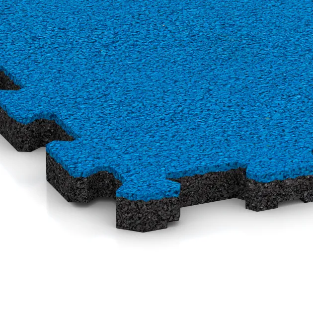 Detailaufnahme der Randausprägung von WARCO-Produkt 4415, Pool Decking Tile Seamless, Format 306 x 306 x 20 mm, Farbe Sky Blue.