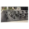 Detailaufnahme der Randausprägung von WARCO-Produkt 6191, Rental Floor Fitness Performance Elite, Format 15 × 20 m | 300 m², Farbe Anthracite.