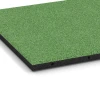 Detailaufnahme der Randausprägung von WARCO-Produkt 6129, Playground Safety Tile – 95 cm, Format 50 x 50 x 3 cm, Farbe Linden green.