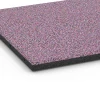 Detailaufnahme der Randausprägung von WARCO-Produkt 6418, Playground safety tile – CFH 90 cm, Format 50 x 50 x 3 cm, Farbe Lavender.