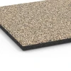 Detailaufnahme der Randausprägung von WARCO-Produkt 6360, Terrace Tile Classic, Format 50 x 50 x 3 cm | 0,25 m², Farbe Travertine.
