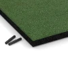 Detailaufnahme der Randausprägung von WARCO-Produkt 6195, Playground Safety Tiles, Format 50 x 50 x 4 cm, Farbe Grass green.