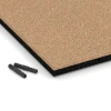 Detailaufnahme der Randausprägung von WARCO-Produkt 6252, Patio tile – 3 cm, Format 50 x 50 x 3 cm, Farbe Sand beige.