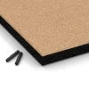 Detailaufnahme der Randausprägung von WARCO-Produkt 6225, Playground Safety Tiles, Format 50 x 50 x 4,5 cm, Farbe Sand beige.