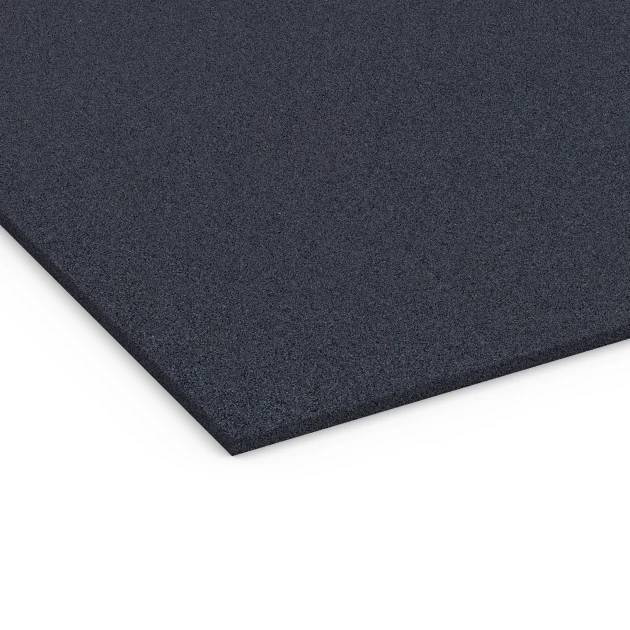 Detailaufnahme der Randausprägung von WARCO-Produkt 6175, Fitness Performance Elite Training Floor, Format 100 × 100 × 1,5 cm, Farbe Anthracite.