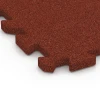 Detailaufnahme der Randausprägung von WARCO-Produkt 6988, Gym Floor Protection Mat, Format 50 x 50 x 3 cm | 0,25 m², Farbe Brick red.